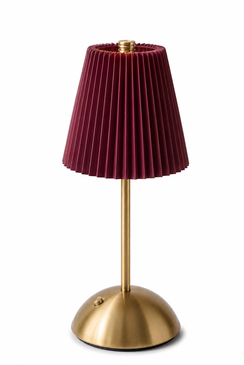 TABLE LAMP - BURGUNDY