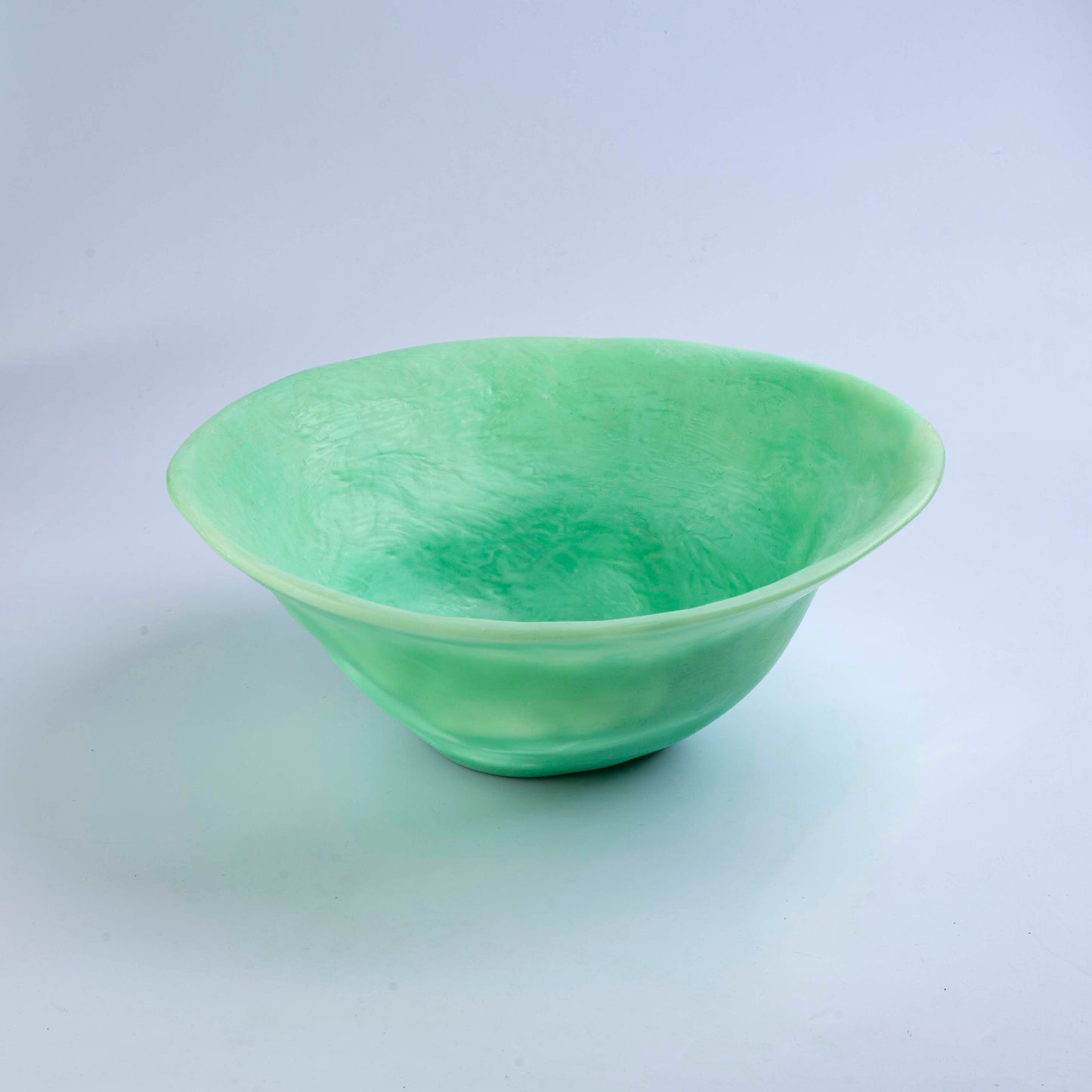 Resine Deep Bowl Pastel Green Dxh38x15cm