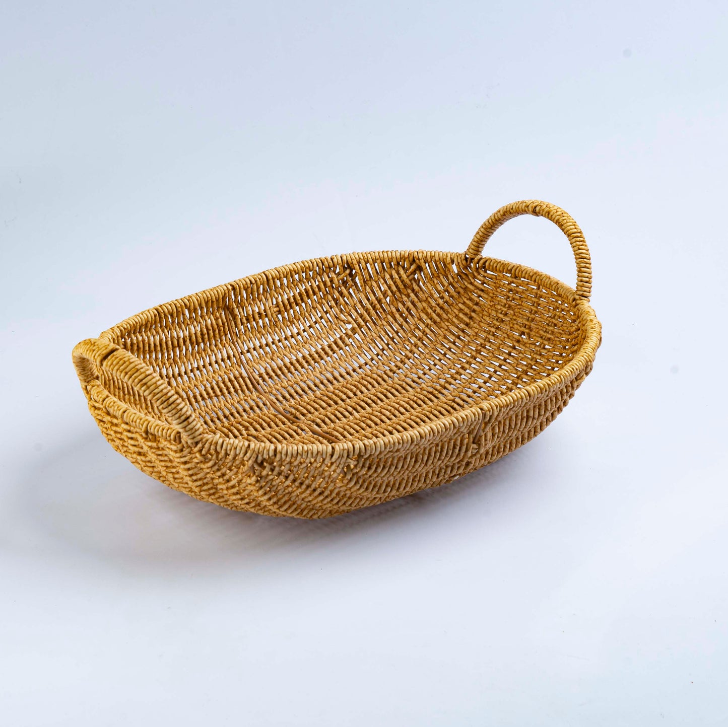 Oval Bamboo Basket Lxl 33x25cm