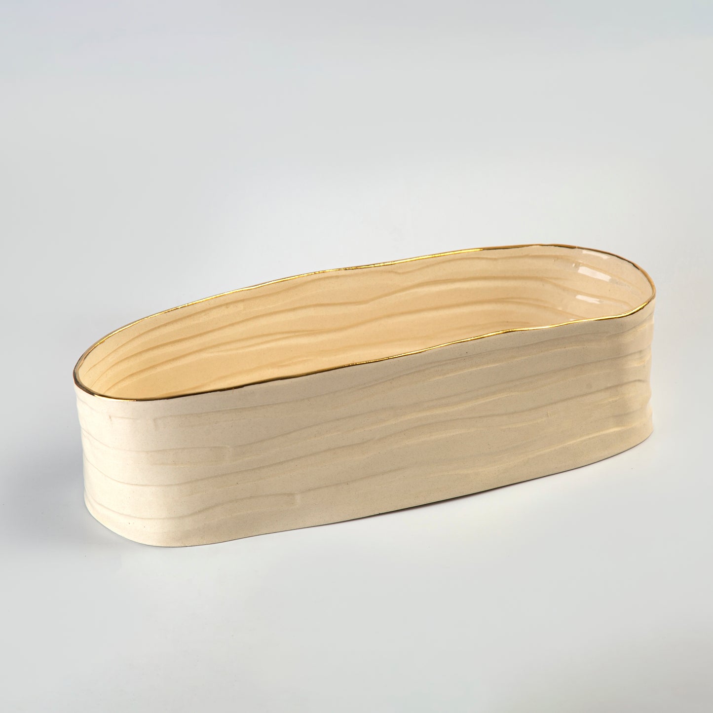 Oval Platter - White - 40 x 18 x 10 cm