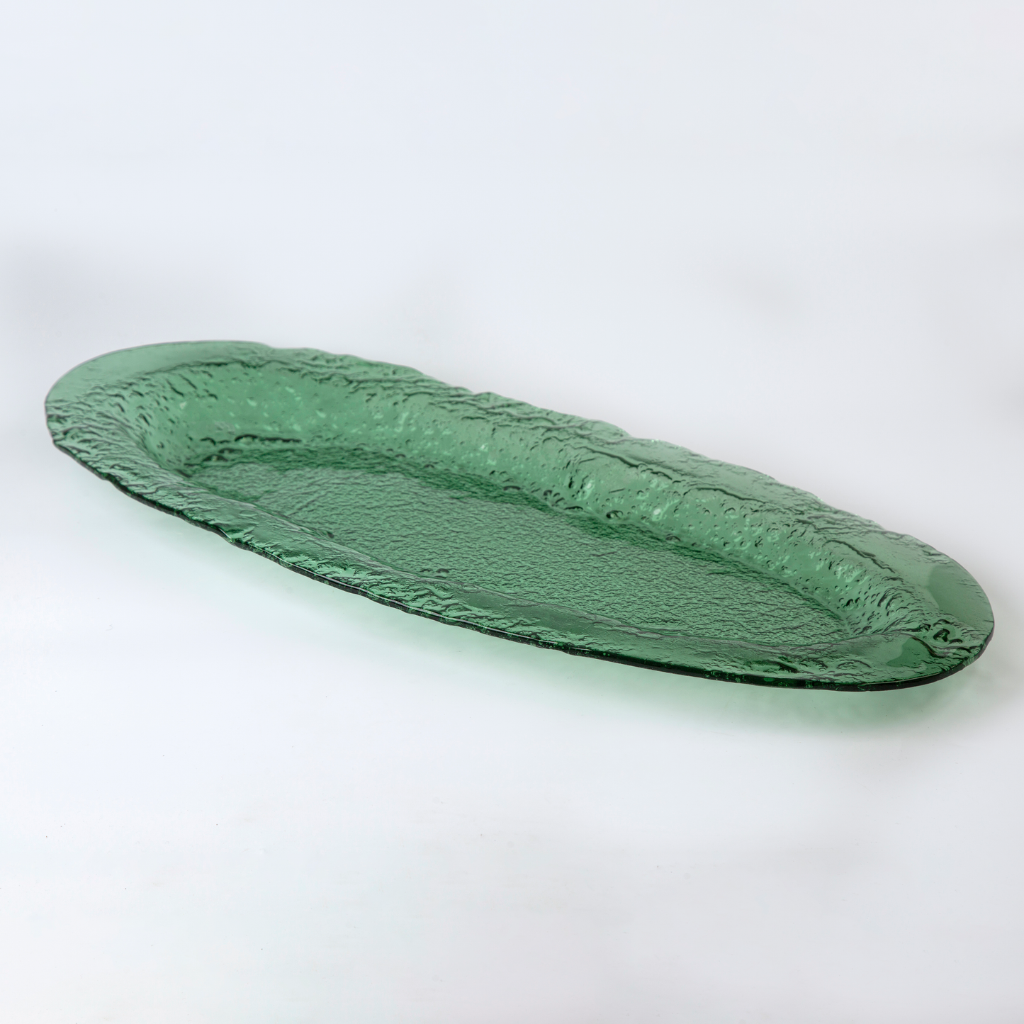Oval Platter - Green - 65 x 30 cm