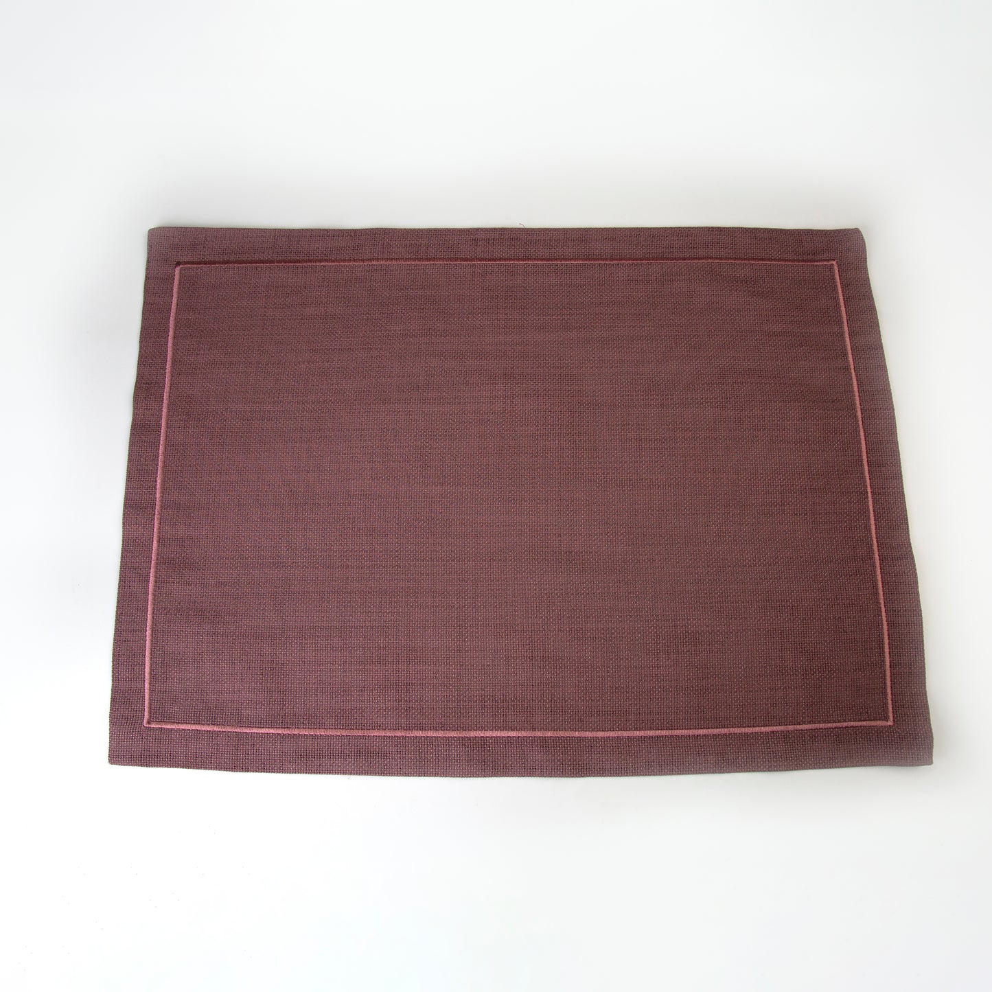 Placemat Rectangular Linen - Burgundy - 50 x 35 cm