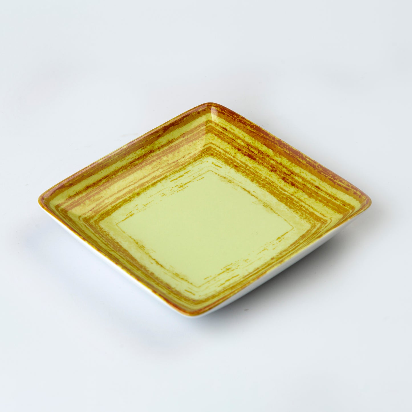 Appetizer Square Plate - Yellow - 16 x 16 cm