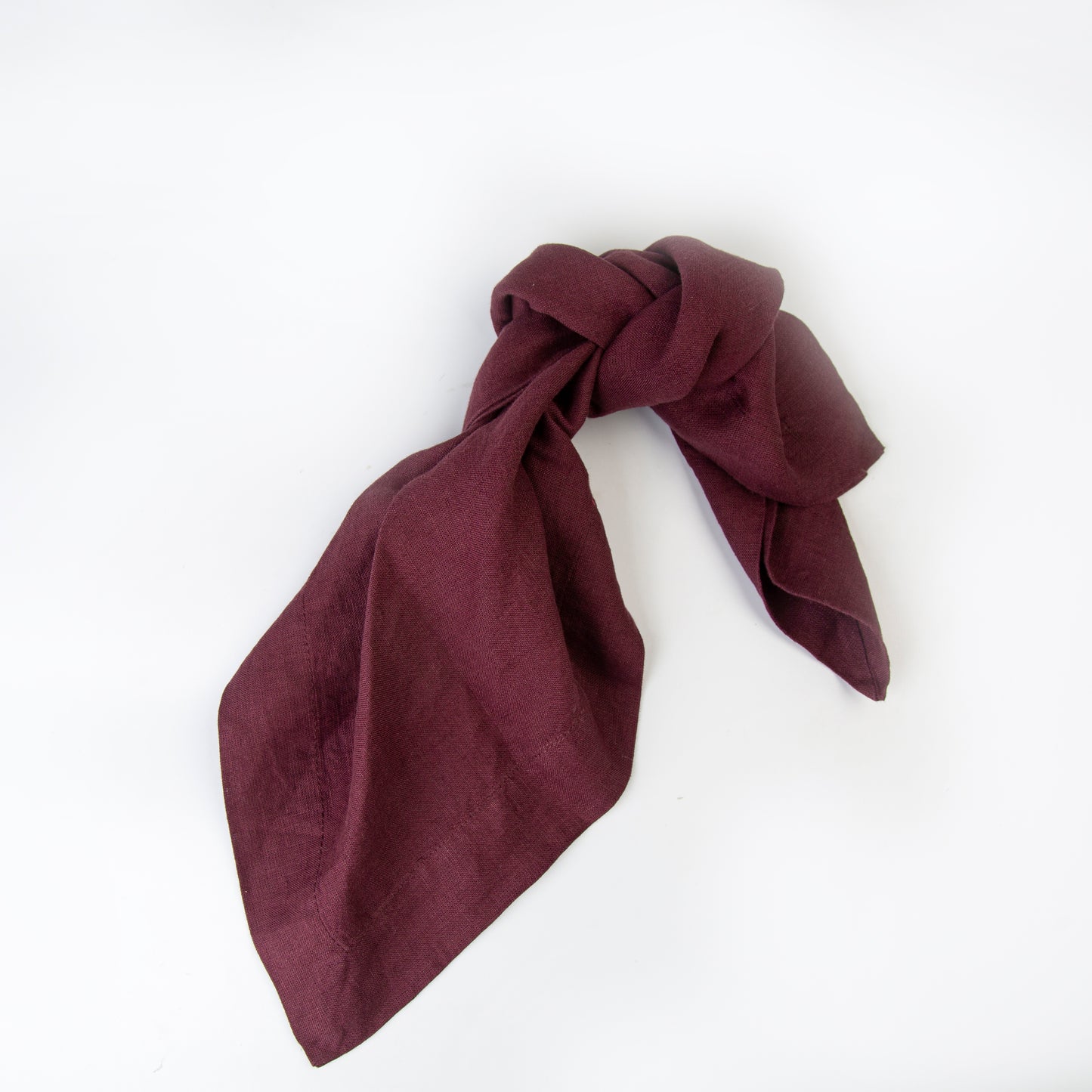 Napkin - Burgundy Linen - 56 x 56 cm