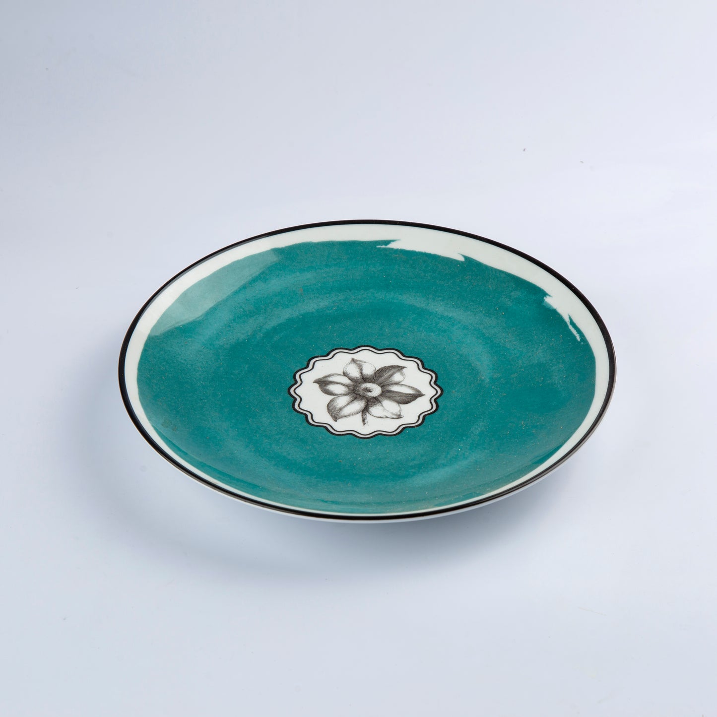 Christian Lacroix Maison - Herbariae - Dessert Plate - Peacock - D 22 cm