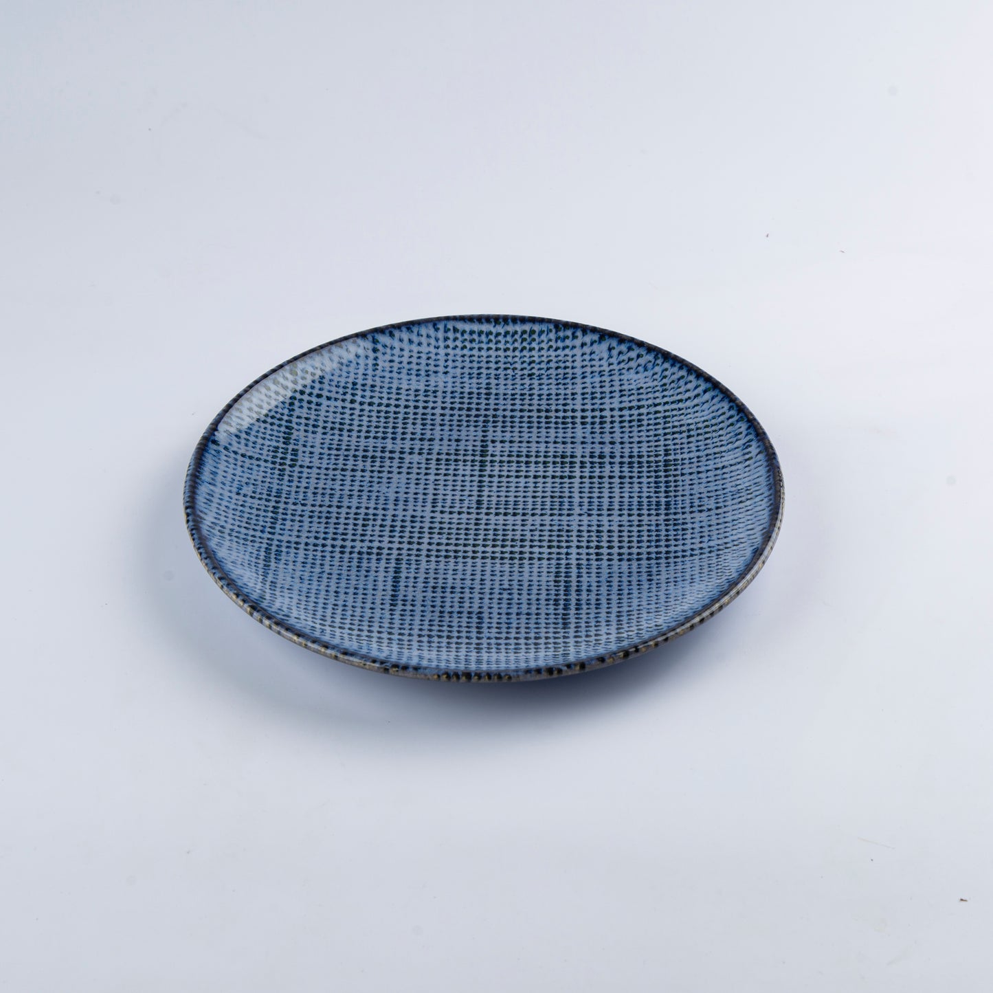Dessert Plate - Tisse Bleu - 22 cm