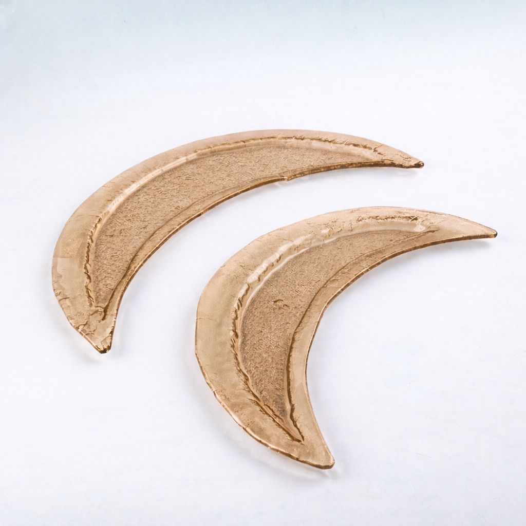 Moon Glass Brown D. 45cm