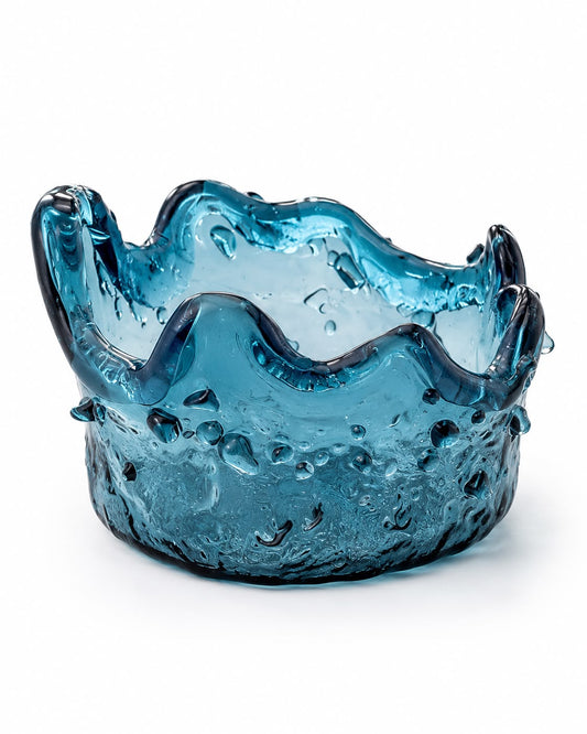Glass BOWL - DARK BLUE -D 12CM