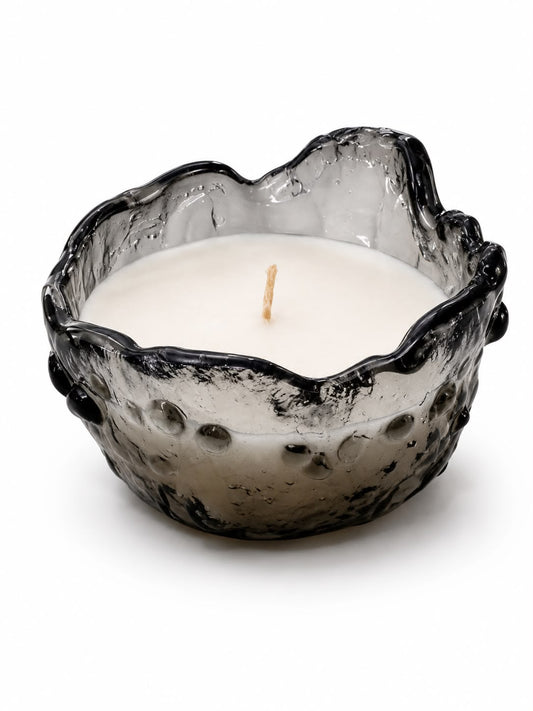 Dark Grey Candle Bowl-D 9CM