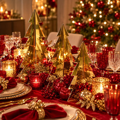 Plexi Handcrafted  Christmas trees - H 38 & 48 cm