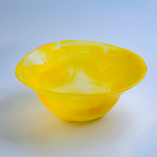 Resine Deep Bowl -Yellow Dxh 38x15cm