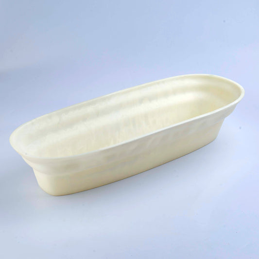 Large Boat - Pearly White- Lxlxh 55x22x12cm