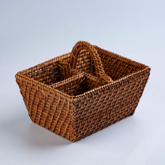 Bamboo Basket for Cutlery Lxl 26x20cm