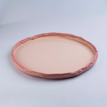 Round Platter - Pink - D 45 cm