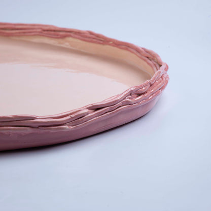 Round Platter - Pink - D 45 cm