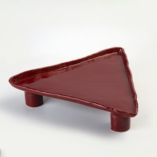 Triangle Stand - Burgundy