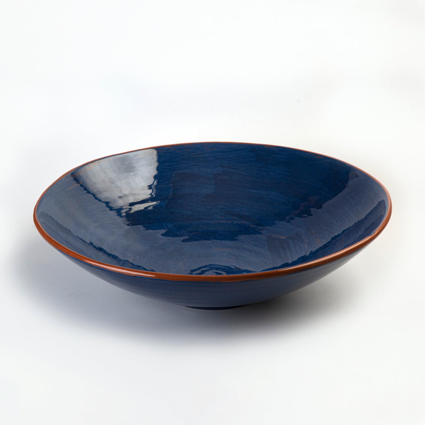 Pottery Deep Bowl Dark Blue 49 x 19 cm