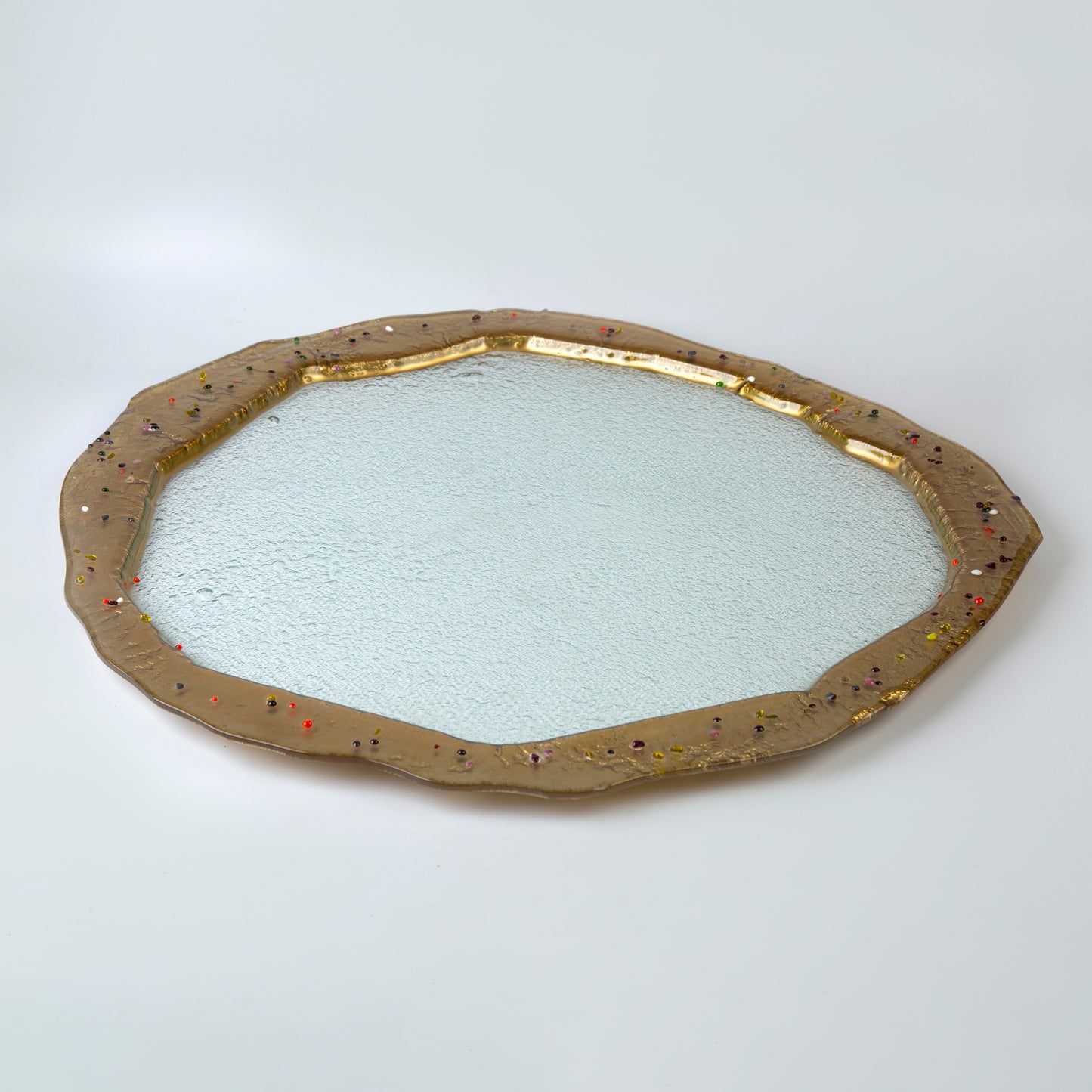 Gold Round Platter - D 60 cm