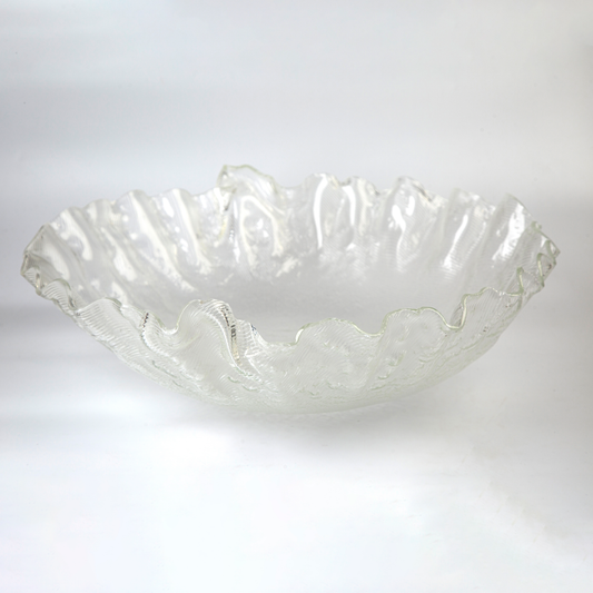 Glass Deep Bowl - Clear 48x13cm