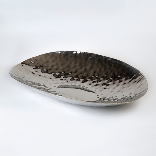 Oval Platter - Steel - 55 cm