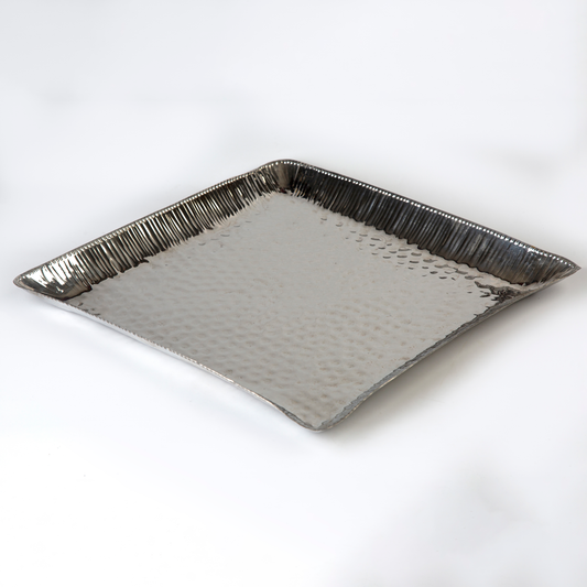 Square Platter - Steel - 40 x 40 cm