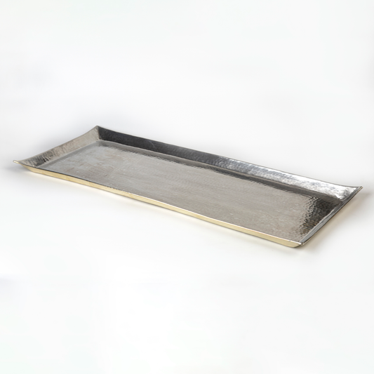Rectangular Platter - Brass - 67 x 27 x 3 cm