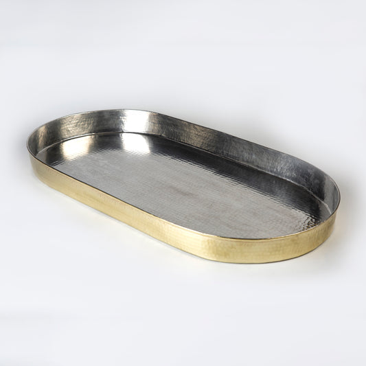 Brass - Oval Platter - 60 x 33 cm