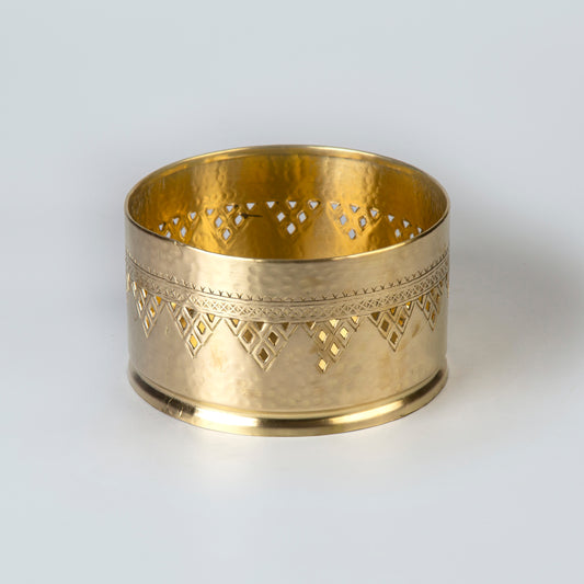 Rechaud Round - Brass - 19 x 11 cm