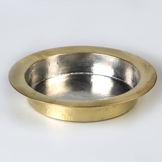 Round Platter - Brass - 37 cm x 6 cm