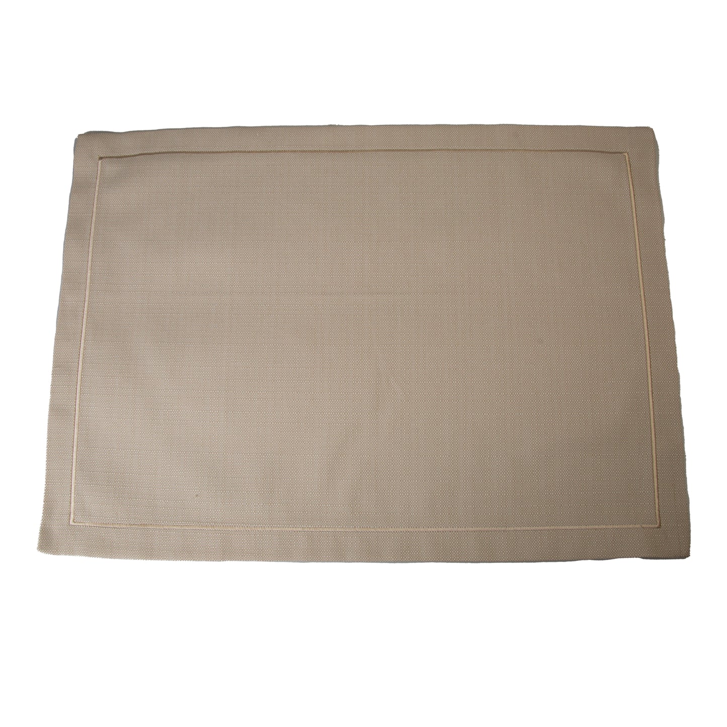 Placemat Rectangular Linen - Beige - 50 x 35 cm