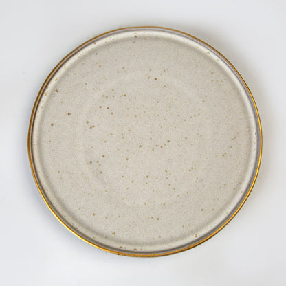 Casa Alegre - Gold Stone - Dessert Plate - D 22 cm