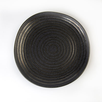 Casa Alegre - Exuberant Dessert Plate - Black - D 23 cm