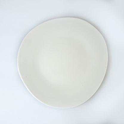 Deshoulieres - Dinner Plate - Organic Shape - White - D 28 cm