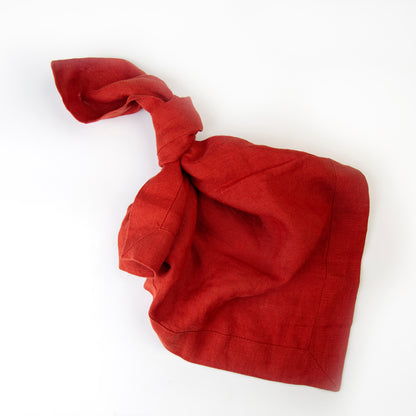 Napkin - Terracotta Linen - 56 x 56 cm