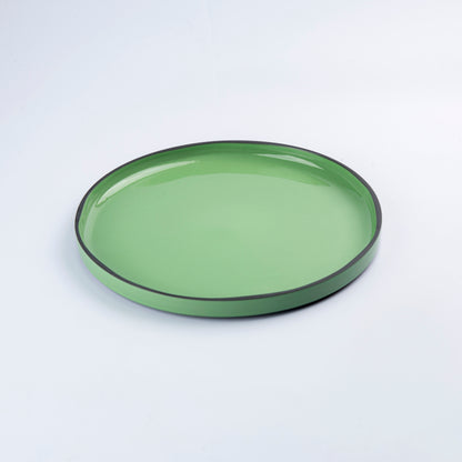 Caractere Dessert Plate - 21x2cm - Mint