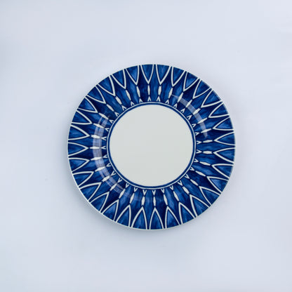 Dessert plate - White & Blue - D 23 cm