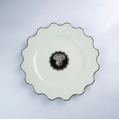 Christian Lacroix Maison - Herbariae - Dinner Plate - White - D 28 cm