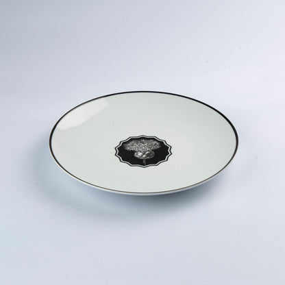 Christian Lacroix Maison - Herbariae - Dessert Plate - White - D 22 cm