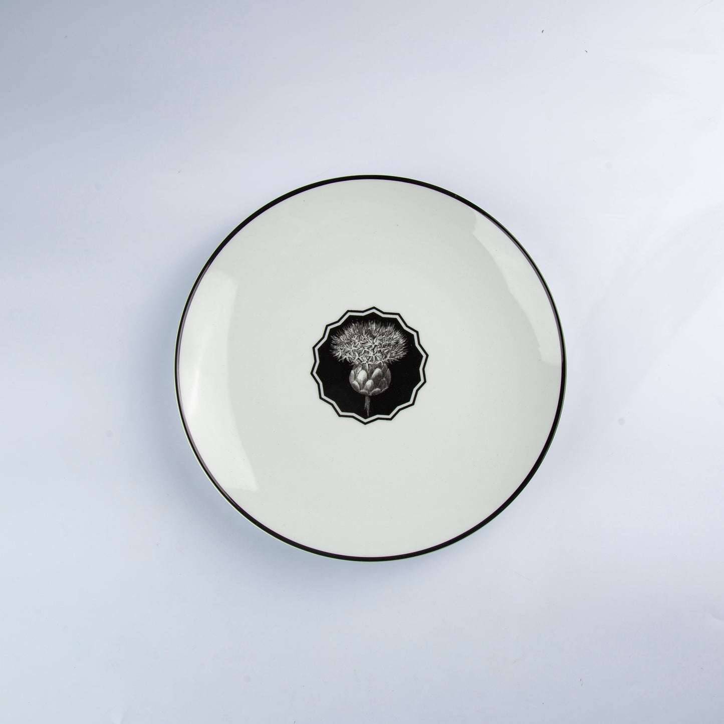 Christian Lacroix Maison - Herbariae - Dessert Plate - White - D 22 cm