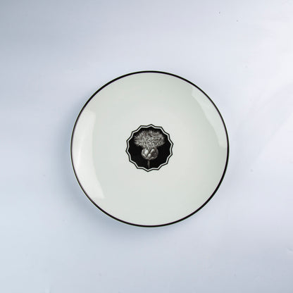 Christian Lacroix Maison - Herbariae - Dessert Plate - White - D 22 cm
