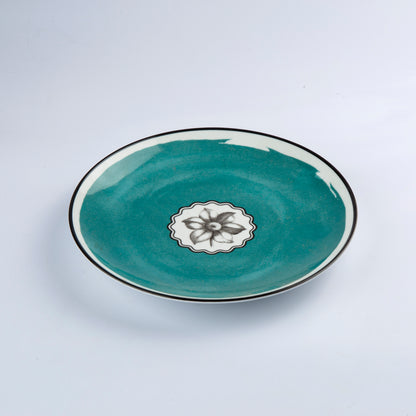 Christian Lacroix Maison - Herbariae - Dessert Plate - Peacock - D 22 cm